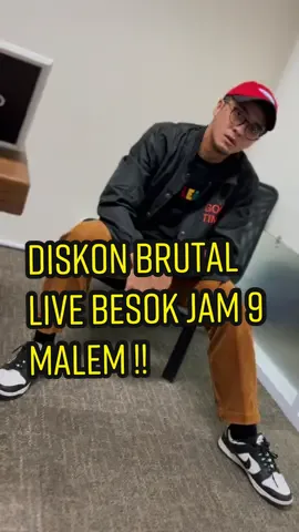 DISKON BRUTAL !!!  BESOK LIVE BARENG @LEAF OFFICIAL STORE jam 9 MALAM !!! 
