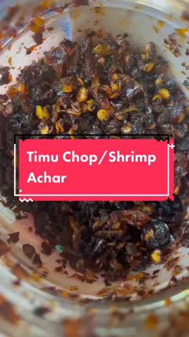 Piroo Mithoo Nepali Achar #food #Foodie #nepalifoodie #foodiemom #foodtiktok #nepalitiktok #achar #timurchop #shrimp #nepal #nepali #nepaliinusa #fyp #foryou #spicy #nepalifood #nepaliachar