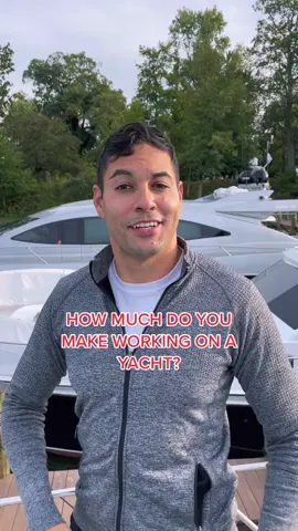 How much do yacht crew actaully make? #salery #howmuch #crewtraining #superyachts #fyp #yachties #belowdeck #industry #luxury 