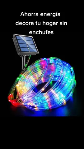 manguera LED solar 10 mts #ventas #tiktokchile #parati #novedadtiktok 