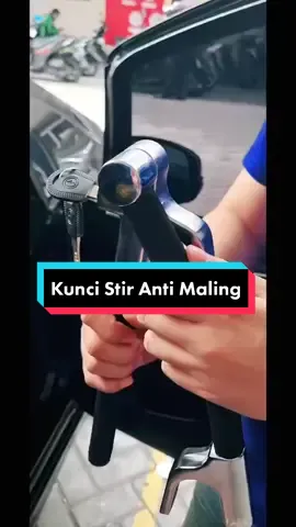 kunci lipat stir mobil anti maling nih 😁 #pengamanmobil #kuncimobil #gembok #kuncistir #gentlemancar #aksesorismobil #accmobil #accessoriesmobil #fypdongggggggg 
