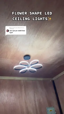 Replying to @Princess Manto Cruz Here po ang ceiling lights nasa yellow bag or check on my bio! ✨🤍