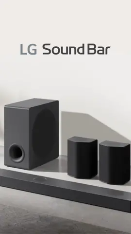 #LG Soundbar has an AI Room Calibration to optimize the best sound quality catered to your environment, how cool is that?! 🎶