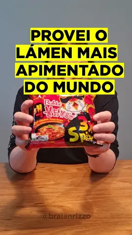 PROVEI O LÁMEN MAIS APIMENTADO DO MUNDO #lamencoreano #buldak #3xspicy 