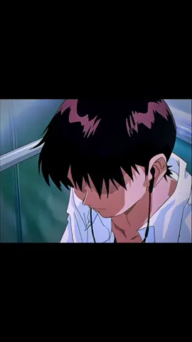 What’s he listening to tho? #neongenesisevangelion #shinji #shinjiikari #anime #edit #amv #neongenesisevangelionedit 