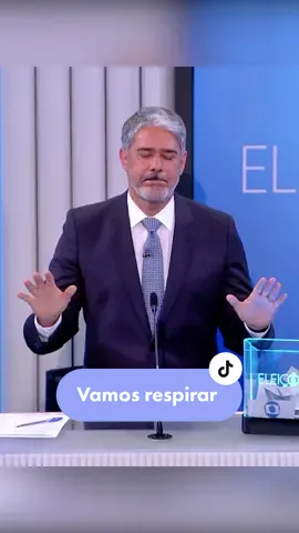 Vamos respirar? Vamos respirar... muito bem #WilliamBonner #VamosRespirar #Meme 