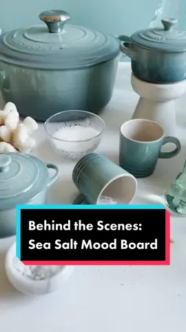The most soothing coastal color: Sea Salt. 🌊 #lecreuset #lecreusettiktok #FoodTok #cookingtiktok #coastalgrandmother #coastalaesthetic #coastaldecor 
