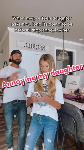 No acting needed. This is real life in this house #dadsbelike #annoying #daughters #parenthumor 