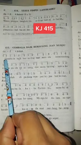 KJ 415#GEMBALA BAIK BERSULING NAN MERDU#lagu Kidung Jemaat#