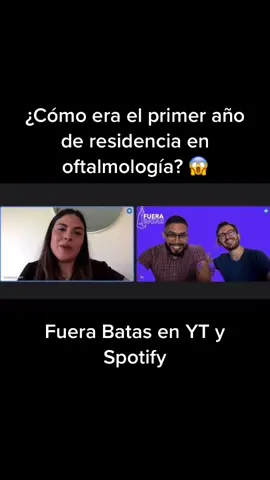 Los residentes de oftalmo sí hacen guardias 😱 gran revelación con la Dra Mariana. #medicina #podcast #residencia #oftalmologia #oftalmo #fuerabatas #medicosdetiktok #hospital 