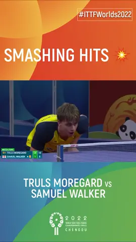 Smashing hits at #ITTFWorlds2022 💥   Truls Moregard and Samuel Walker wow with these #TableTennis skills 🤩   Catch the #Chengdu2022 action LIVE 👉 worldtabletennis.com/livevideo, youtube.com/WTTGlobal or the #WTT App!