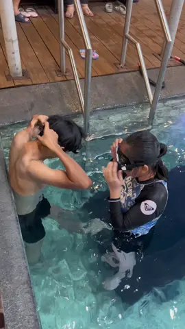 Learn to swim and be productive on your weekends. #swimcentralph #lifevestnomore #swimminglessonforadults #survivalswimming #basicswimming #travel #fyp #fun #swim #swimming #EndlessJourney 