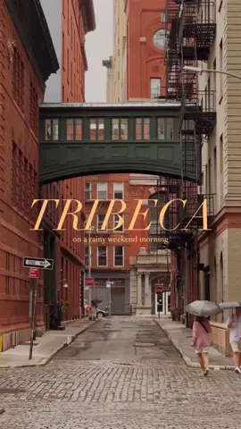 when was the last time you took a walk in the rain and didn’t care about getting wet?? ☔️🌧️🌇 I love a good walk in the elements. rain, snow, wind—they all add a special magic to the city that just makes it feel a little more timeless. besides, who doesn’t love a good city rain ASMR to calm down with?   shot on iPhone 14 pro max 4k at 30fps  #tribeca #ethanbarberco #asmrcommunity #rainydays #timeless_streets 