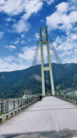 Chispani Bridge, Karnali River#nepal #fyp #travelnepal #sudurpaschim #karnali #tiktoknepal #music #bollywood #chisapanibridge #kailali #bardiya #sudurpaschim