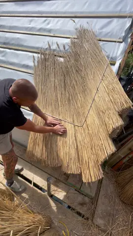 Relaxing sounds of thatching 🧘🏼‍♂️ #thethatchingguy #relax #asmr #chill #sound #peace #fyp #fypシ #foryou 