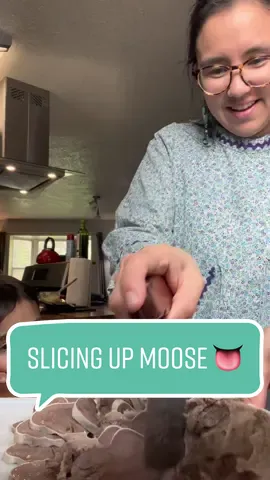 We love moose tongue in this household ❤️ my kids will learn to love it too just like their mama #sewyupik #EndlessJourney #fyp #nativetiktok #moose 