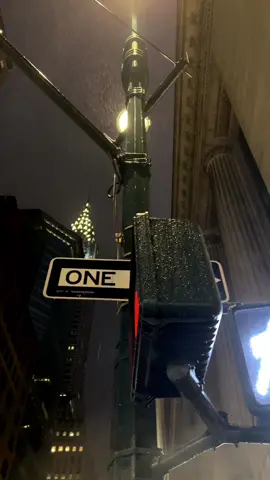 Rainy night in New York 🖤 #raintok #fogtok #nyctok #fallvibes 