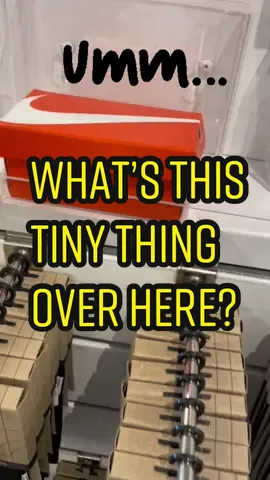 Tiny finds in unexpected places 🥰 #fyp #tinythings #littlesshoes #minihunting #miniatures #nikeboxes #shoebox #unexpectedfinds 