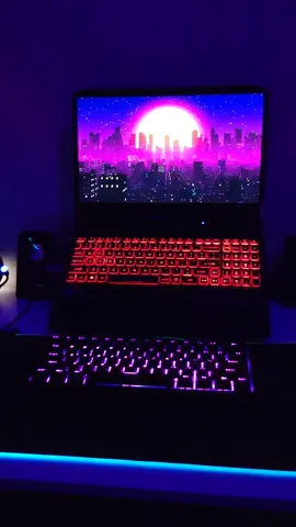 Setup baru ala kosan #setup #gaming #setuplaptop #rgb #fypシ #nitro5 