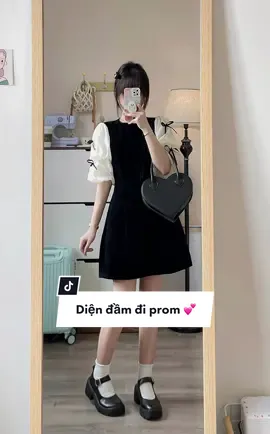 01 em đầm nhung phối tay nơ thanh lịch nhã nhặn xinh xỉuu 💕 #vayxinh #dress #promdress 