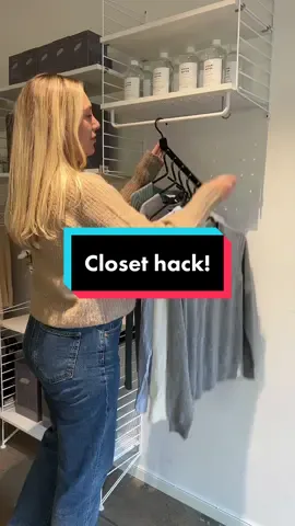 Get more space in your closet with our Space Saving Hanger #closethack #garmentcare #steamery 