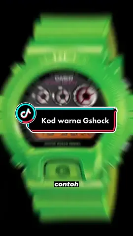 Setiap jam G-shock ada kod warna, ini panduan mudah untuk anda. #gshockmalaysia #gshockfansclubmalaysia 