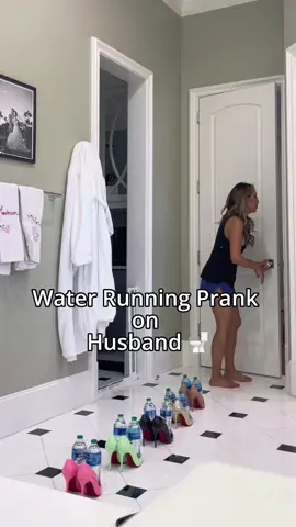 There’s water running from the toilet 🚽 #Prank #Marriagehumor