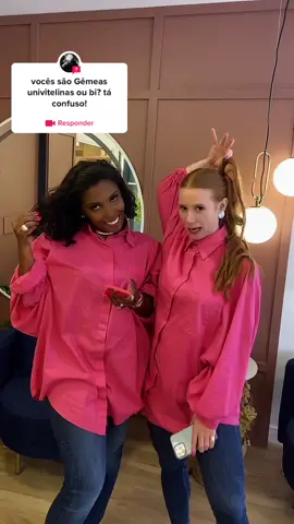 #resposta para @Mano Gothia  Pronto agora acaba as dúvidas 😂😂  #gemeas #trend #fyp #bivitelinos 