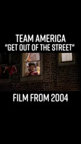 If someone could explain to me why this woman shouting out her window is the funniest part of the film to me, I'd be much obliged.  #TeamAmerica #TeamAmericaWorldPolice #Gary #Retro #00s #2000s #Noughties #Y2K #Funny #Comedy #ComedyFilm #Puppets #Nostalgic #nostalgia #SouthPark 