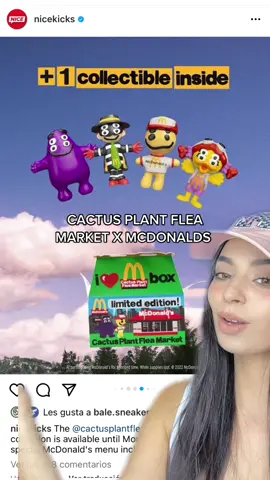 Me gusta el Mc trio pero me gustas mas tu 🙃 #mcdonalds #cpfm #sneakers #cactusplantfleamarket 
