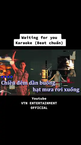 Warting for you Karaoke beat gốc! Link youtube bio #wartingforyou #mono #karaoke 