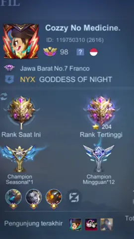 Mawi ngab #EndlessJourney #mobilelegends