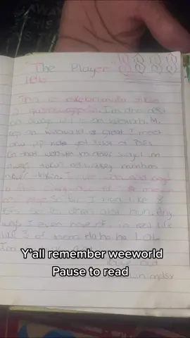 When you find your old diary #fyp #weeworld 