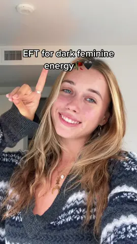 do this EFT sequence 3-5 times to tap into your dark feminine energy🥀✨ #darkfeminine #efttapping #manifestationmagnet #divinefeminineenergy 