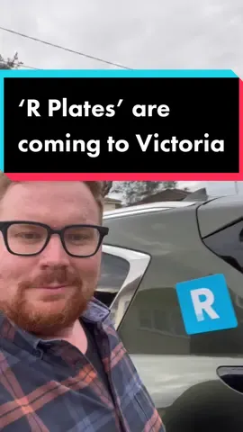 Keep an eye out for these – New ‘R Plates’ will soon be appearing on Aussie cars. #melbourne #victoria #rplate #driver #driving #car #drivesafe #explainer #fyp 