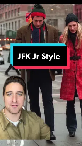 How to dress like JFK Jr a style icon this fall. His style was timeless and classic from his blazers to his chunky sweaters for fall and here are the pieces you can buy right now to recreate this look in 2022. No promises that it will land you a Carolyn Bessette of your own but only one way to find out! #style #fallfashion #jfk  #greenscreen 