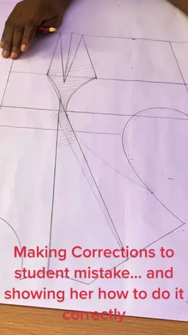 Dart Manipulation or Transfer / panel Dart #fashiontiktok #fashiondesigner #fashiontutor #lagosfashiondesigner #fashionschoolinlagos #patternmaking #patterndrafting #viral #ogba 