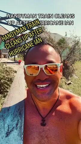 HANDYMAN TRAIN CLEANS UP AFTER HURRICANE IAN IN PUNTA GORDA, FL - #andGO #hurricane #hurricaneian #ian #storm #hurricanerecovery #cleanup #handyman #florida #floridacheck #puntagorda #portcharlotte #northport #featured #trending #news #firstreaction #newstiktok #fema #life #LifeHack #foryou #funny #oakley #oakleyholbrook @nbc2news @abc7newsbayarea @Oakley #style #topless #emceelife 