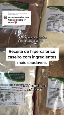 Respondendo a @samyarayssa88 Receita de hipercalórico caseiro para ajudar no ganho de peso/massa muscular (opção mais saudável)  Se quiserem trago outra opção de hipercalórico caseiro 😊💪🏼   #academia  #hipercaloricocaseiro #receitasfitness #gororobafit #ganhodepeso #ganhodemassa 