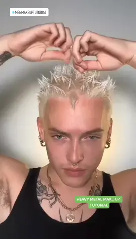 #duet with @chrisgrave HEAVY METAL MAKEUP TUTORIALS.  MAKEUP BY MEN #makeuptutorial #makeupartist #makeupartists #eyelinertutorial #facialtreatment #hairstyle2022 #hairstyles2022 #beautyhacks #beautytips #cosmeticsurgery #cosmetics #andGO #newlookhair #newme2022 #nailtechnician 