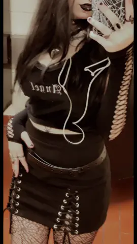 if i’m not “secretly”getting recorded bcz of my fit then what’s the point🥰    #alt #alttiktok #outfit #publicschool #school #gothfashion #fyp 