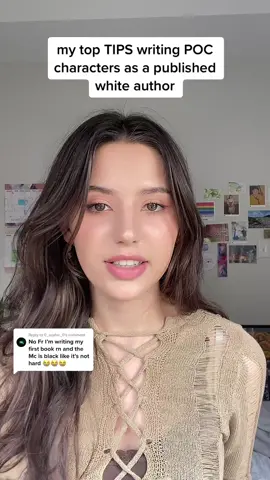 Replying to @0_orphic_0 I’d love to hear my POC authors thoughts on these tips! I think representation is super important in books and always want to make sure I can share just as well thought out characters as any in my writing! #writingcommunity #writingabook #writingtips #indieauthor #writingpoc #writingpoccharacters 