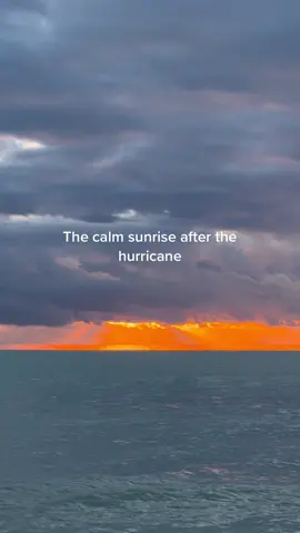 Peace after the storm #florida #hurricane #hurricaneian #sunrise 