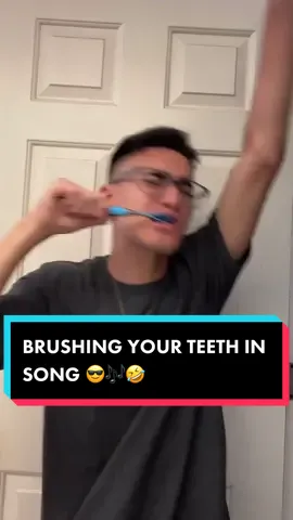 These guys made brushing my teeth a whole vibe! 😎🎶🤣 #thevincentmottola #funnytiktoks #brushingteeth 