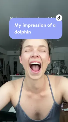 Inspired by trying to annoy the annoying people in the alley outside of my apartment #dolphin #dolphinimpression #animalnoises 