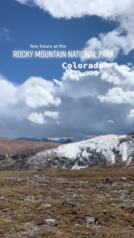 experienced 4 seasons in few hours #rockymountainnationalpark #coloradocheck #travelguide #realtortraveler