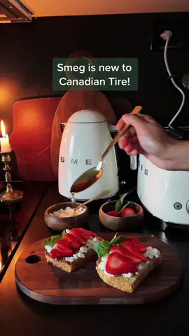 Start the morning with me and @canadiantire! But first, let’s make breakfast and coffee with the new kitchen appliances I picked up. ☕️🍓✨ #CanadasKitchenStore 