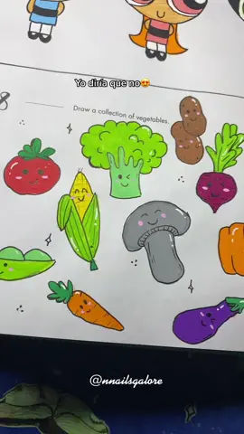 Las verduras más adorables que verás hoy🍅🌽🥕 #365daysofartchallenge #art #arttok #artchallenge #retodearte #arte #parati #fyp 