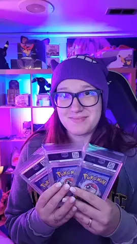 Nothing makes me happier than getting my PSA submission back! Especially when it includes a PSA 9 Sabrina's Gemgar! #gengar #alakazam #shinygyarados #gyarados #psa #psagradedcards #psagradedpokemon #pokemon #pokemonvintage #pokemoncollection #pokemontiktok #pokemoncards #gymheroes #goldstar 