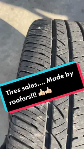 This tire brought to you by… sloppy roofers!!! #oktirestalbert #mechaniclife #mechanichumor #roofingnails #tireproblems #newtire #chrysler 